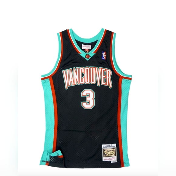 Vancouver grizzlies shareef abdur-rahim black jersey - Picture 1 of 4